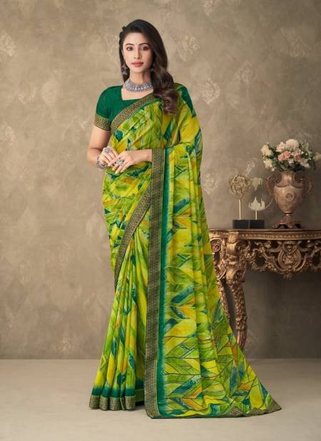 Light Green Colour Savera 7th Edition By Ruchi Daily Wear Saree Catalog 24002 A