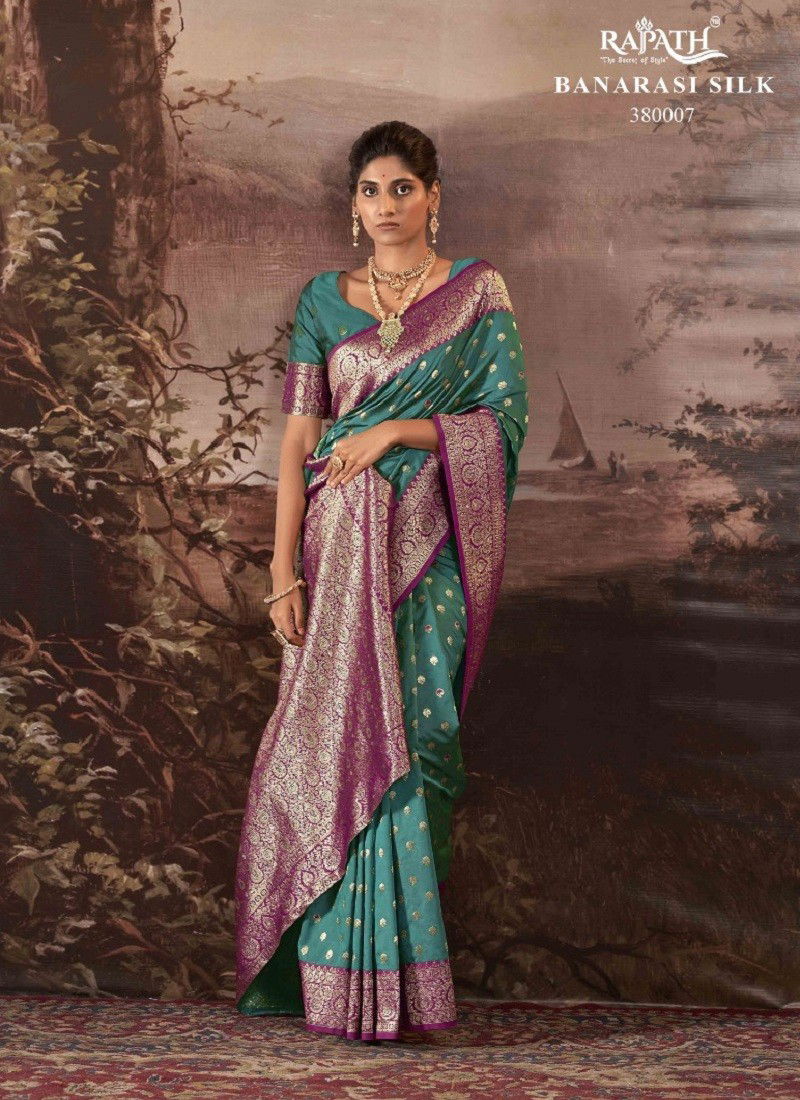 Light Green Colour Sindhoora Silk By Rajpath Ocassion Sarees Wholesale Shop In Surat 380007