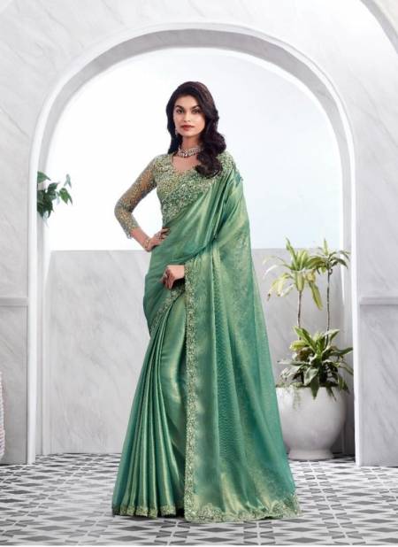 Light Green Colour Silver Screen Vol 19 By Tfh Heavy Designer Party Wear Sarees Wholesale Suppliers In India 29004