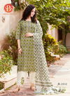 Light Green Subhash Blossom Cotton Designer Party Wear and Function Wear Kurtiy with Bottom and Dupatta 2832