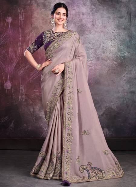 Light Lavender Colour Mohmanthan Sarisha Mahotsav Wholesale Party Wear Sarees Catalog 22713