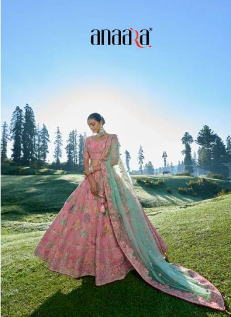 Light Pink Colour Anaara 63 By Tathastu Banarasi Silk Designer Lehenga Choli Catalog 6307
