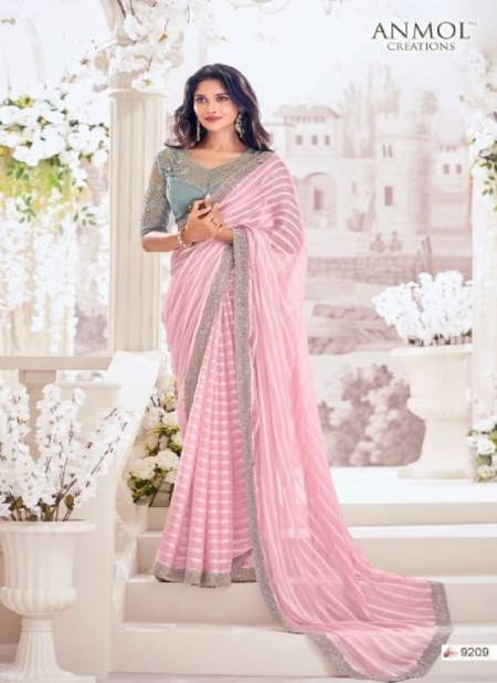 Light Pink Colour Exotique Vol 5 By Anmol Embroidery Saree Wholesale Online 9209