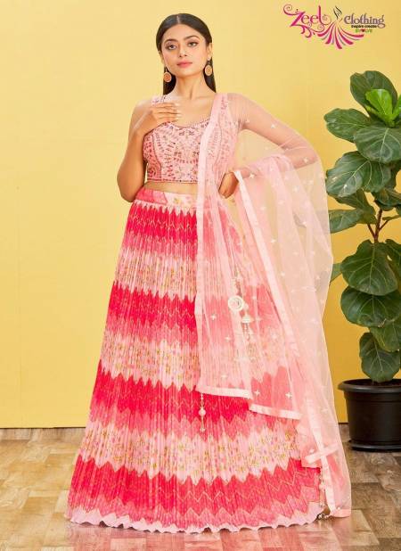 Light Pink Colour Mandakini Vol 2 By Zeel Clothing Wedding Wear Lehenga Choli Orders In India 115