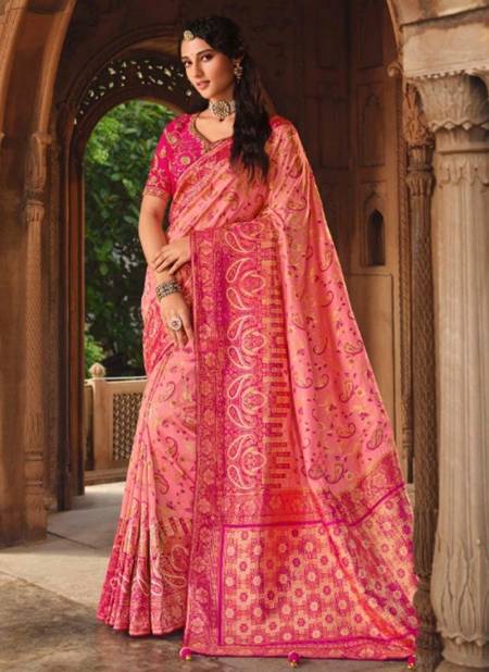 Light Pink Colour Rutba Vol 7 Wedding Wear Wholesale Silk Sarees  13453