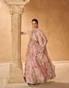 Light Pink Colour Saanj By Sayuri Wedding Designer Gown With Dupatta Wholesale Shop In Surat 5643