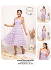 Light Purple Colour Fiorra DR0000 01 Party Wear Ladies One Piece Western Dress Wholesalers In Delhi DR0005