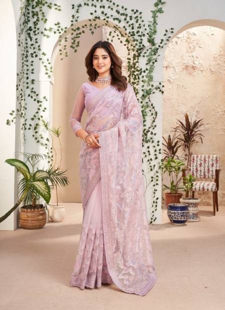 Light Purple Colour Kaanchii By Kamakshi Designers Fancy Wear Saree Exporters In India 2209