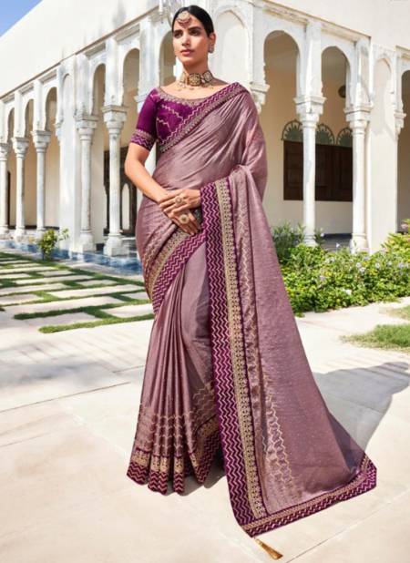 Light Purple Colour Sadhna Fancy Wear Wholesale Designer Sarees 1201