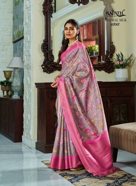 Light Purple Colour Surmai Silk By Rajpath 167000 Series Best Saree Wholesale Shop in Surat 167007