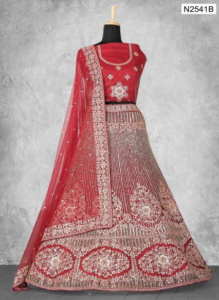 Light Red Colour Pavitra Rishta By Mahotsav N2540A To N2619B Lehenga Choli Wholesale Online N2541B