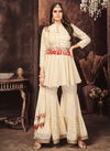 Light Yellow Colour Anjani Art 1001 To 1006 Designer Salwar Suits Catalog 1001