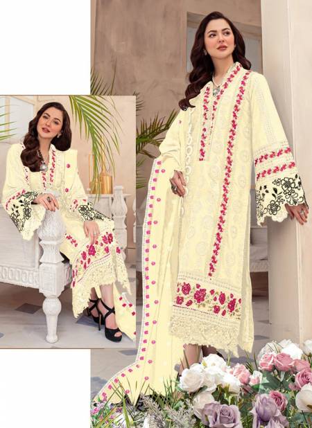 Light Yellow Colour R 540 Exclusive Wear Wholesale Pakistani Salwar Suits 540 C