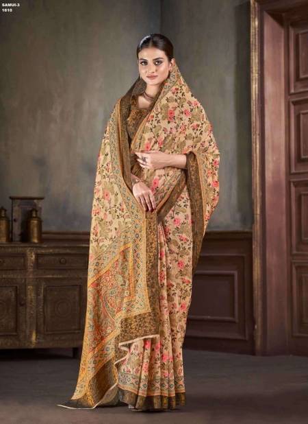 Light Yellow Colour Samui Vol 3 By Jivora Silk Printed Daily Wear Wholesale Saree Suppliers In Mumbai 1610