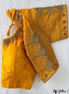 Manggam Designer Wholesale Blouse Catalog 12 Yellow