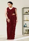 BT 271 Georgette Fancy Sequnce Work Party Wear Saree Catalog