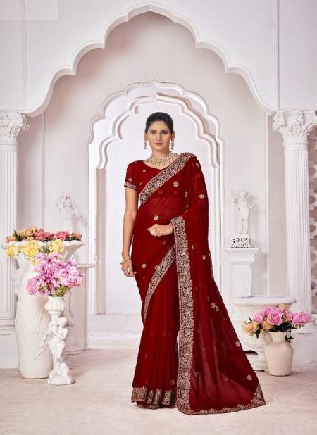 Jayshree 1999 A TO D Georgette Blooming Designer Wedding Saree Wholesalers In India