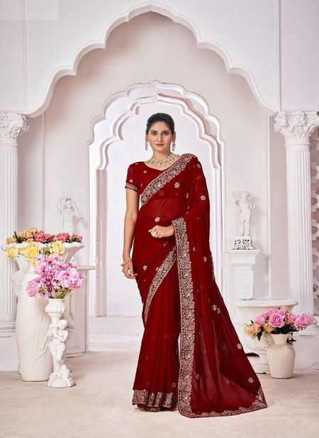 Jayshree 1999 A TO D Georgette Blooming Designer Wedding Saree Wholesalers In India Catalog