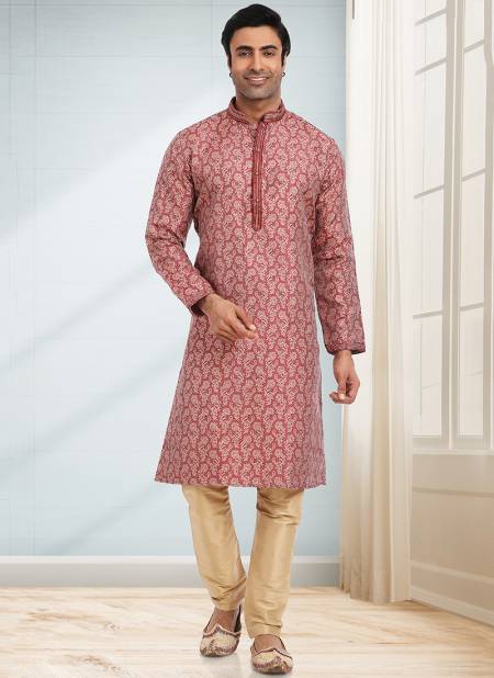 Maroon Colour Outluk 103 Ethnic Wear Wholesale Kurta Pajama 103005