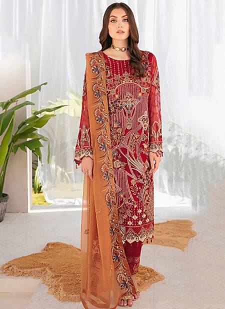 Maroon Colour Rangoom Vol 2 Festive Wear Wholesale Designer Salwar Suit Catalog 165