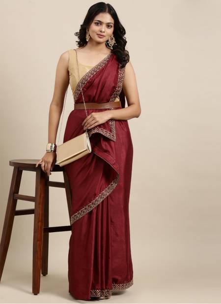 Maroon Colour Roop By Fashion Lab 1001 To 1004 Silk Sarees Catalog 1003