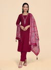 Maroon Colour VT1014 To VT1017 By VT Designer Wholesale Kurti With Bottom Dupatta Online Wholesale VT1017