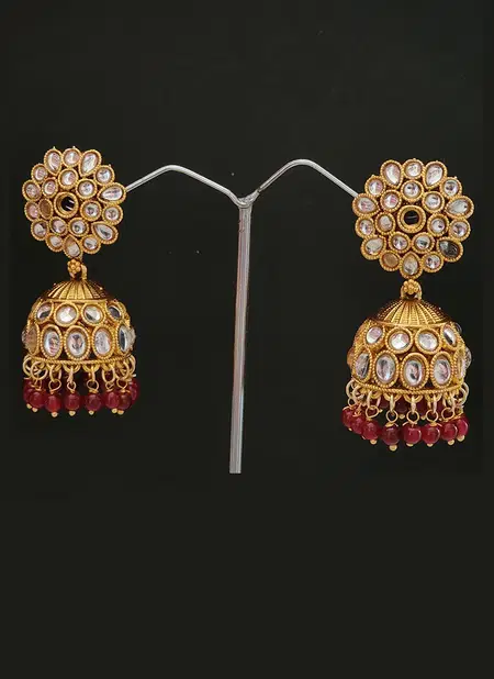 Maroon Fancy Wear Designer 150 To 161 Earrings Catalog 171 Catalog