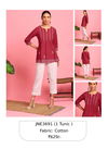 Maroon Janasya Ladies Top Catalog 3691