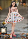 Mauri Printed Wholesale Girls Wear Catalog White 1