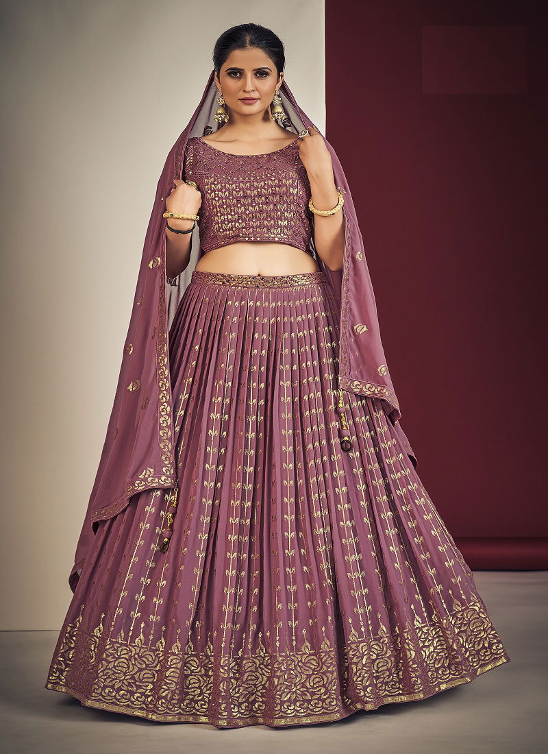 Mauve Pink Colour Angelica Vol 2 By Dresstive Party Wear Lehenga Choli Catalog 1504