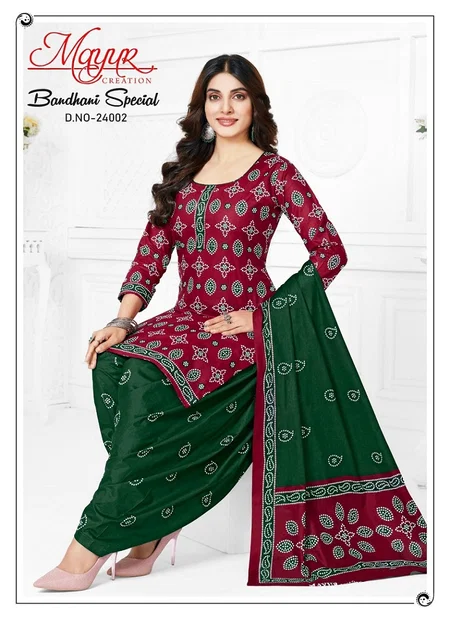 Bandhani Vol 24 By Mayur Pure Cotton Printed Dress Material Best Wholesale Shop In Surat