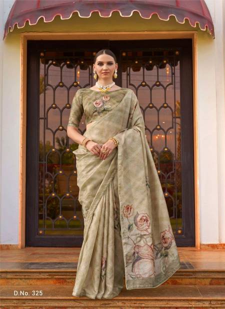 Mehendi Colour Essence By Kala Jamun Wedding Wear Silk Saree Wholesale Online 325