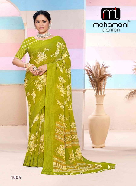 Jaya Vol 2 By Mahamani Creation Printed Saree Wholesalers Suppliers In Mumbai Catalog