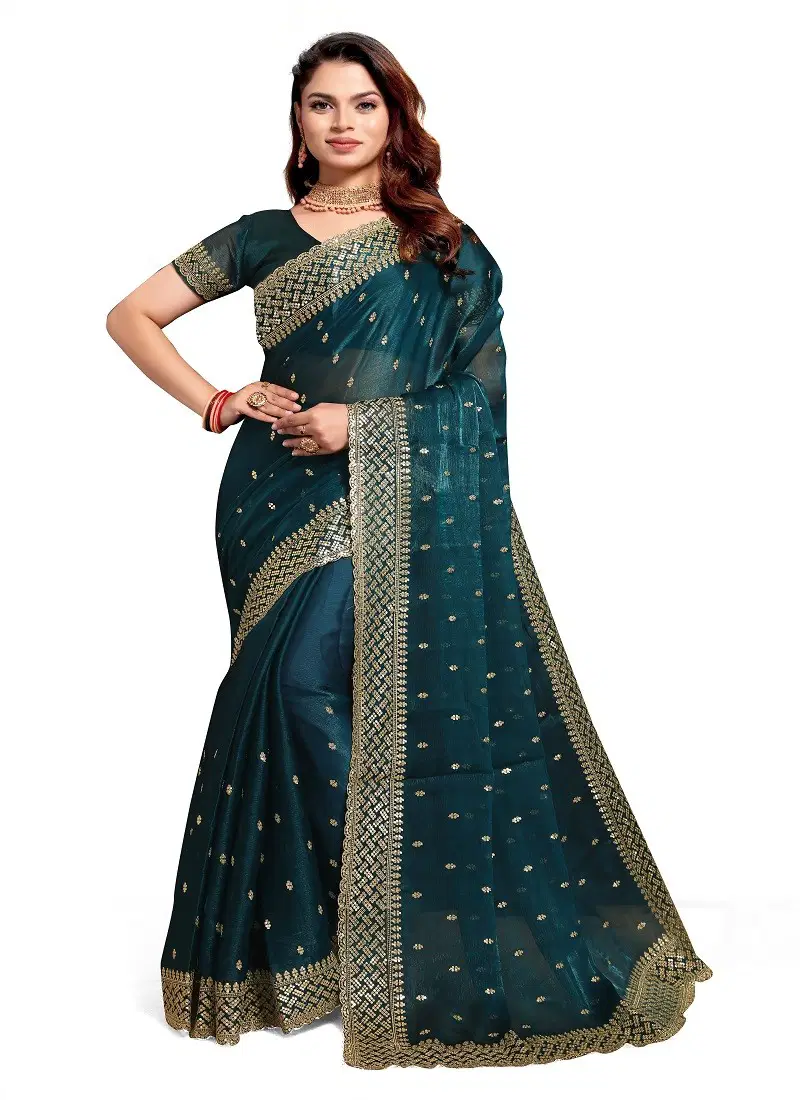 Morpeach Colour Stree By Nari Fashion Jimmy Choo Silk  Saree Suppliers In India 7824