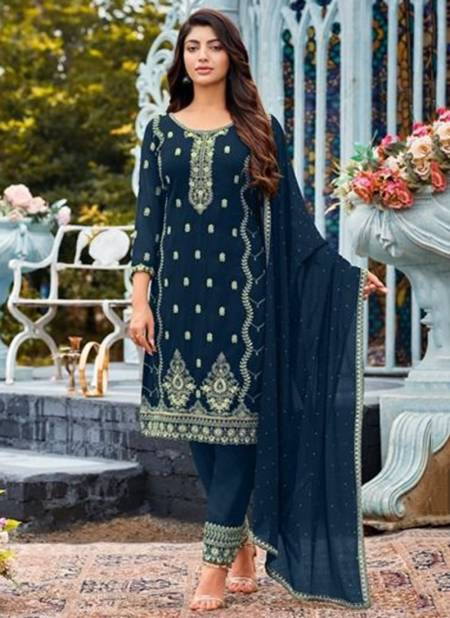 Morpich Colour Kashish Festive Wear Wholesale Georgette Salwar Suit Catalog 2014 D