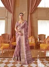 Muave Colour Kumud By Kala Jamun Silk Printed Office Wear Saree Suppliers In India 303