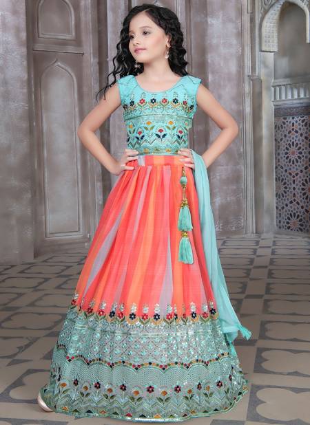 Multi Colour Aaradhna Vol 35 Designer Lehenga Choli Wholesale Girls Wear Catalog 249