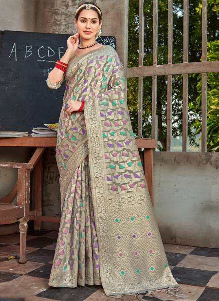Multi Colour Anarkali By Sangam Cotton Sarees Catalog 1006