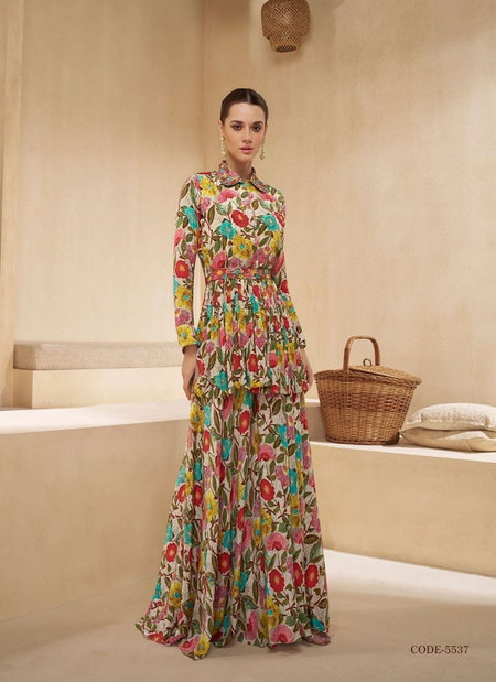 Multi Colour Chakori By Sayuri Silk Designer Readymade Suits Wholesale Clothing Distributors In India 5537