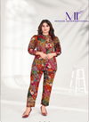 Multi Colour Co-ord Set Milky Vol 1 By Moksh Premium Rayon Co-ord Set Western Catalog 803