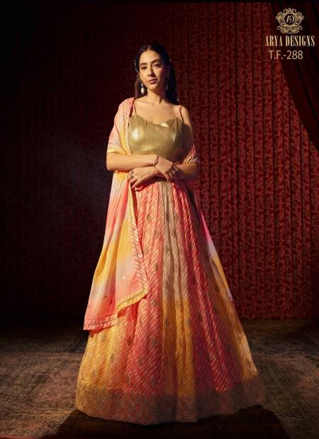 Multi Colour Euphoria Vol 12 By Arya Designs Wedding Wear Lehenga Choli Wholesale Online TF-288