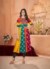 Multi Colour Flory Vol 49 By Shubhkala Rayon Navratri Kurti Exporters In India 5053