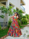 Multi Colour Lucaya Vol 20 By Lucaya Heavy Rayon Printed Gown Suppliers In India 2004
