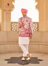 Multi Colour Meera Mohan By Rewaa Printed Desginer Mens Wear Indo Western Manufacturers RSM-15