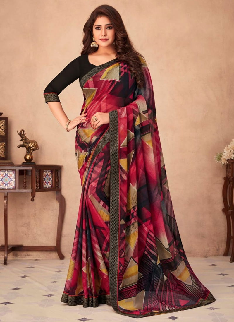 Multi Colour Ruchi Savera Wholesale Printed Sarees Catalog 19304 A