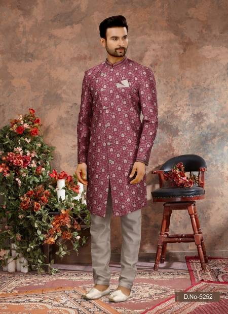 Multi Colour Vol 11 Party Wear Mens Indo Western Wholesale In India 5252