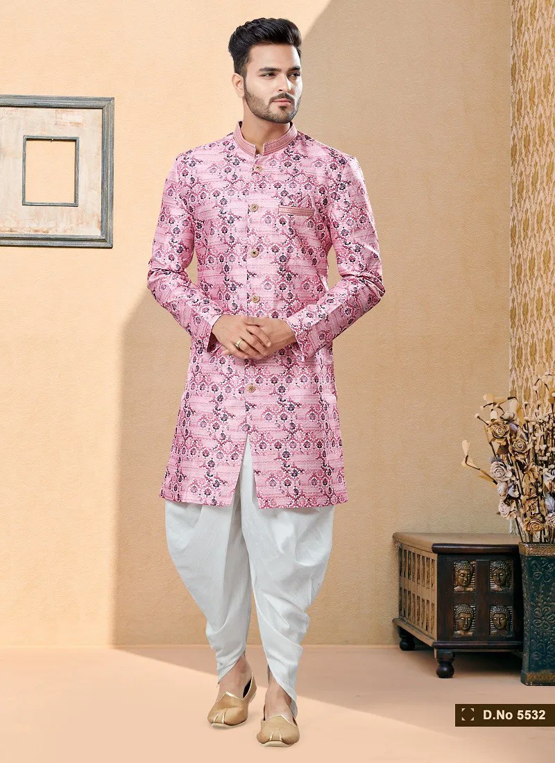 Multi Colour Vol 14 Wedding Wear Mens Dhoti Sherwani Orders In India 5532