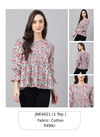 Multi Janasya Fancy Wear Ladies Top Catalog 4021