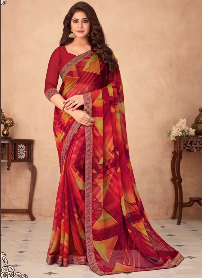 Multi Ruchi Savera Wholesale Printed Sarees Catalog 19304 B