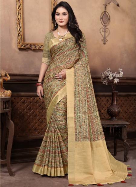 Multi Rutba Digital Exclusive Wear Wholesale Banarasi Silk Sarees 1208
